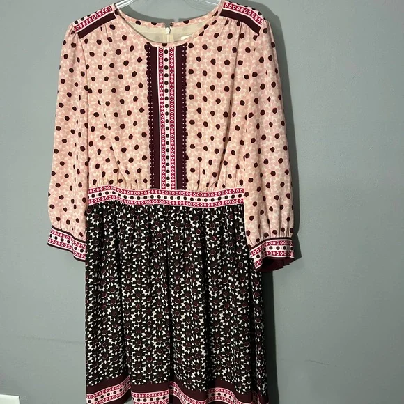 Kate Spade Floral Tile Mini Dress H255 Pippa Middleton Sz 12 - Picture 8 of 9